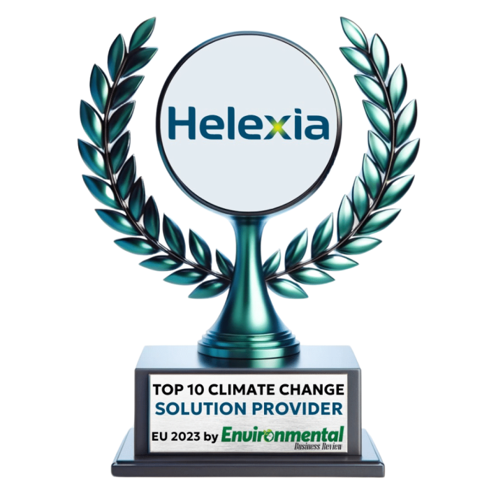 Helexia, top 10, climate change solutions, provider, sustainability, eco-friendly, environmental solutions